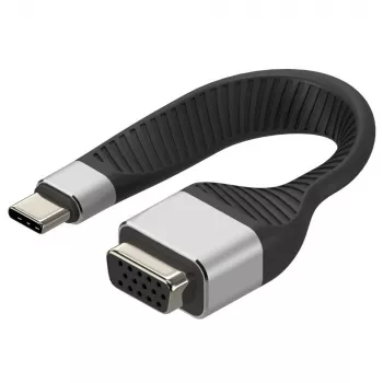 Techly ICOC-USBC-VGA vaizdo kabelio adapteris 0,12 m USB Type-C VGA (D-Sub)