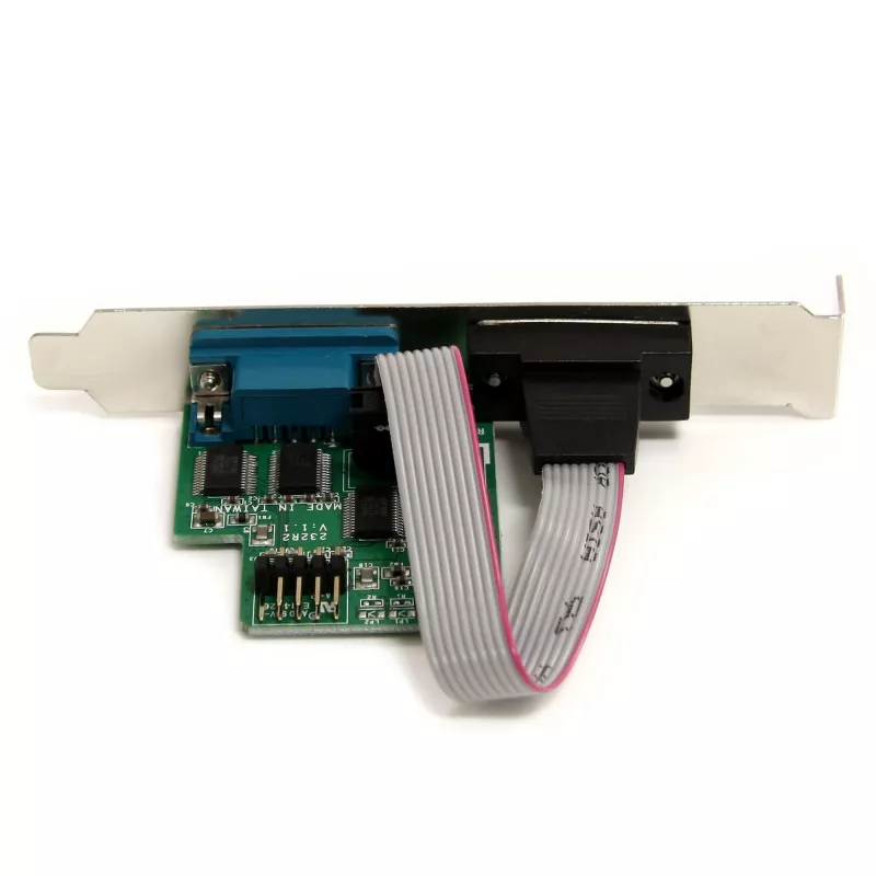 StarTech.com 24 colių vidinis USB pagrindinės plokštės lizdo į 2 prievadų RS232 nuoseklųjį adapterį