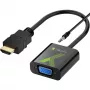 Techly HDMI į VGA keitiklis su garsu IDATA HDMI-VGA2A
