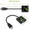 Techly HDMI į VGA keitiklis su garsu IDATA HDMI-VGA2A