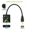 Techly HDMI į VGA keitiklis su garsu IDATA HDMI-VGA2A