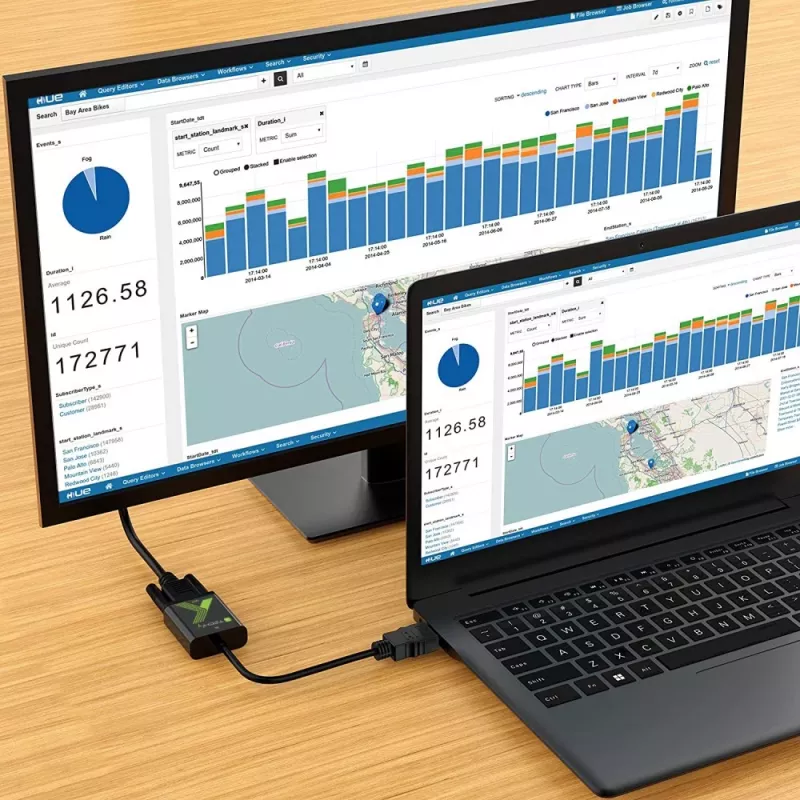 Techly HDMI į VGA keitiklis su garsu IDATA HDMI-VGA2A