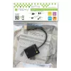 Techly HDMI-VGA2AU adapteris HDMI į VGA su Micro USB ir garso išvestimi, 0.15 m