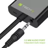 Techly HDMI-VGA2AU adapteris HDMI į VGA su Micro USB ir garso išvestimi, 0.15 m