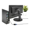 Techly HDMI-VGA2AU adapteris HDMI į VGA su Micro USB ir garso išvestimi, 0.15 m