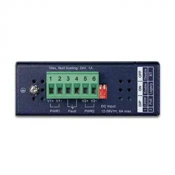 Pramoninis Gigabitinis Media Konverteris PLANET IGUP-805AT su 802.3bt PoE++ iki 95 W