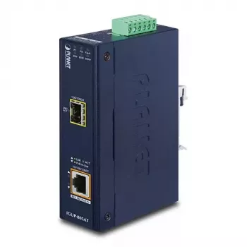 Pramoninis Gigabitinis Media Konverteris PLANET IGUP-805AT su 802.3bt PoE++ iki 95 W