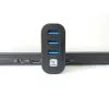 Techly IUSB3-HUB3-ROTB USB 3.2 Gen 1 šakotuvas, 3x Type-A, 5000 Mbit/s, juodas