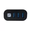 Techly IUSB3-HUB3-ROTB USB 3.2 Gen 1 šakotuvas, 3x Type-A, 5000 Mbit/s, juodas