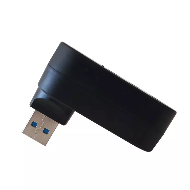 Techly IUSB3-HUB3-ROTB USB 3.2 Gen 1 šakotuvas, 3x Type-A, 5000 Mbit/s, juodas