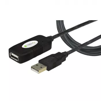 Techly IUSB-REP10TY aktyvus USB 2.0 ilginimo kabelis, 10 m