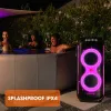 JBL PartyBox 710 belaidė vakarėlių garso sistema, Bluetooth, 800 W, dviejų juostų, valdoma per programėlę, juoda