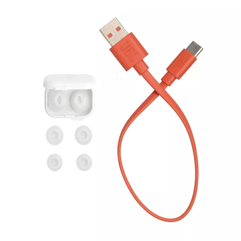 JBL Tune Flex 2 belaidės ausinės True Wireless Stereo (TWS) į ausį Skambučiams/Muzikai Baltos