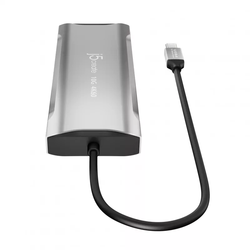 j5create JCD397-N 4K60 Elite USB-C kelių monitorių mini dokas, laidinis, USB 3.2 Gen 1