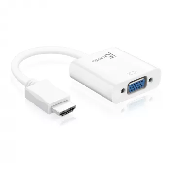 j5create JDA213 HDMI į VGA adapteris baltas 0,1 m 1920x1080P