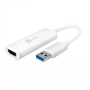 j5create JUA254 USB 3.0 HDMI kelių monitorių adapteris, 3.2 Gen 1 (3.1 Gen 1), USB Type-A, HDMI išvestis, 2048 x 1152 pikseliai