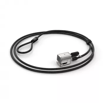 Kensington Keyed Cable Lock spyna su kabeliu, skirta Surface Pro ir Surface Go, 1,8 m, Kensington, raktinis, anglinis plienas, juoda, sidabrinė