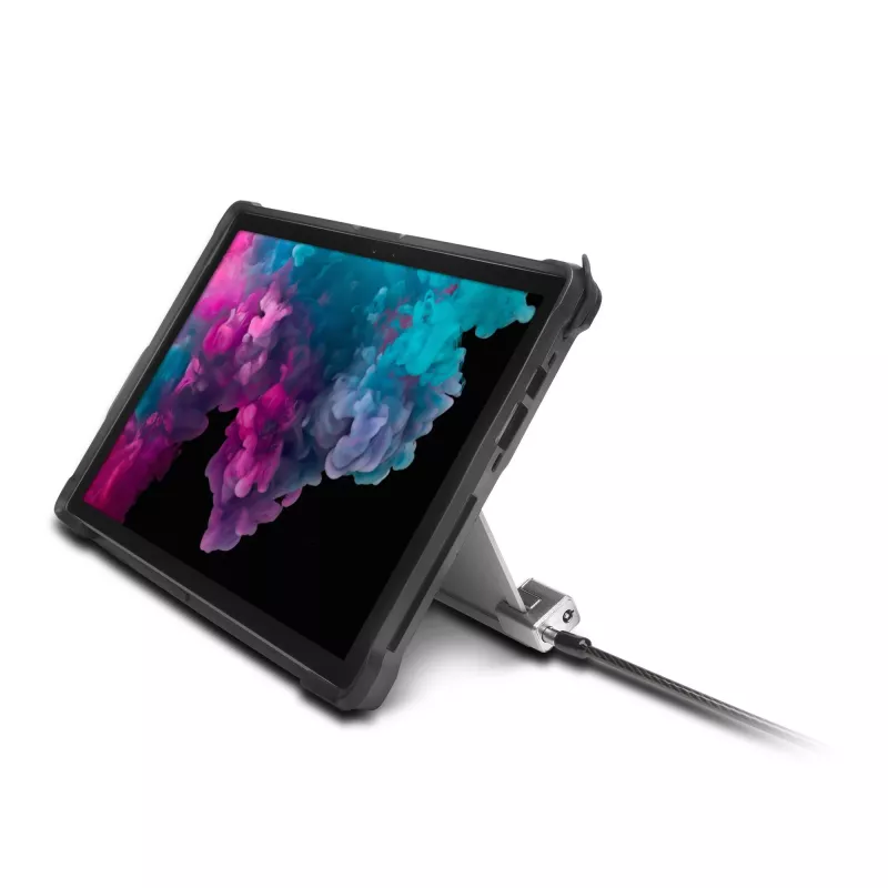 Kensington Keyed Cable Lock spyna su kabeliu, skirta Surface Pro ir Surface Go, 1,8 m, Kensington, raktinis, anglinis plienas, juoda, sidabrinė
