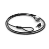 Kensington Keyed Cable Lock spyna su kabeliu, skirta Surface Pro ir Surface Go, 1,8 m, Kensington, raktinis, anglinis plienas, juoda, sidabrinė