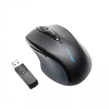 Kensington Pro Fit Wireless Full-Size pelė, ambidekstrinė, optinė, RF belaidė, 1600 DPI, juoda