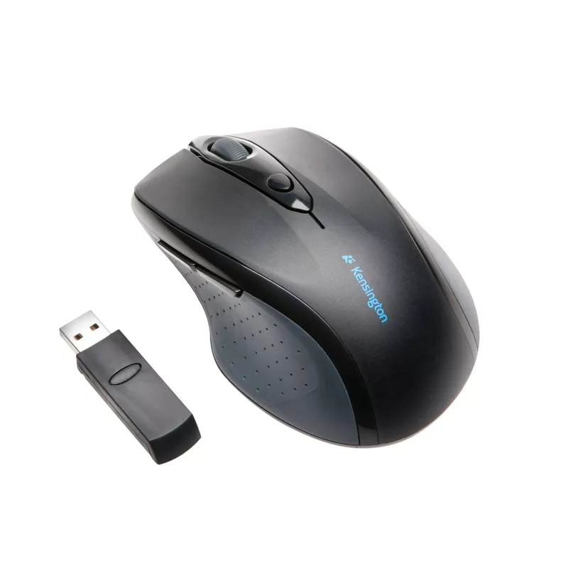 Kensington Pro Fit Wireless Full-Size pelė, ambidekstrinė, optinė, RF belaidė, 1600 DPI, juoda