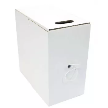 Ethernet kabelis MicroConnect U/UTP CAT6 305m baltas, vientisos gyslos tinklo kabelis