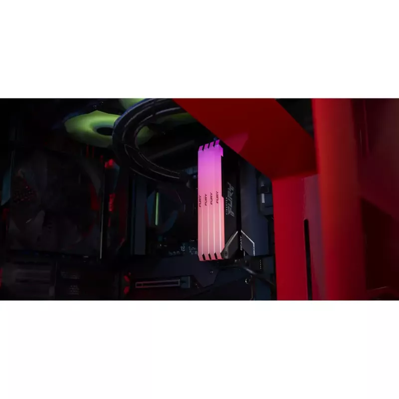 Kingston Technology FURY Beast 128GB (4x32GB) DDR4 3600MHz CL18 atminties rinkinys su RGB apšvietimu