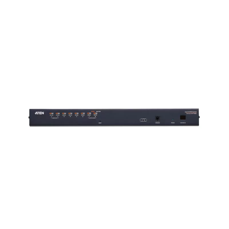 ATEN KH1508A 8 prievadų Cat 5e/6 KVM jungiklis, 1920 x 1200 px, WUXGA, 5,1 W, juodas