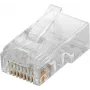 Microconnect KON503-10 RJ45 kištukas Cat5e permatomas 10 vnt.