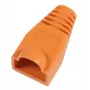 MicroConnect KON503O RJ45 apsauginis gaubtas, oranžinis, 50 vnt.