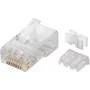 Microconnect KON505-10 RJ45 kištukas Cat6 permatomas