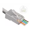 Microconnect KON506-50EZ RJ45 kištukas CAT6, sidabrinis