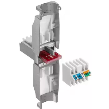 Microconnect KON522TL RJ45 kištukas CAT6 STP sidabrinis