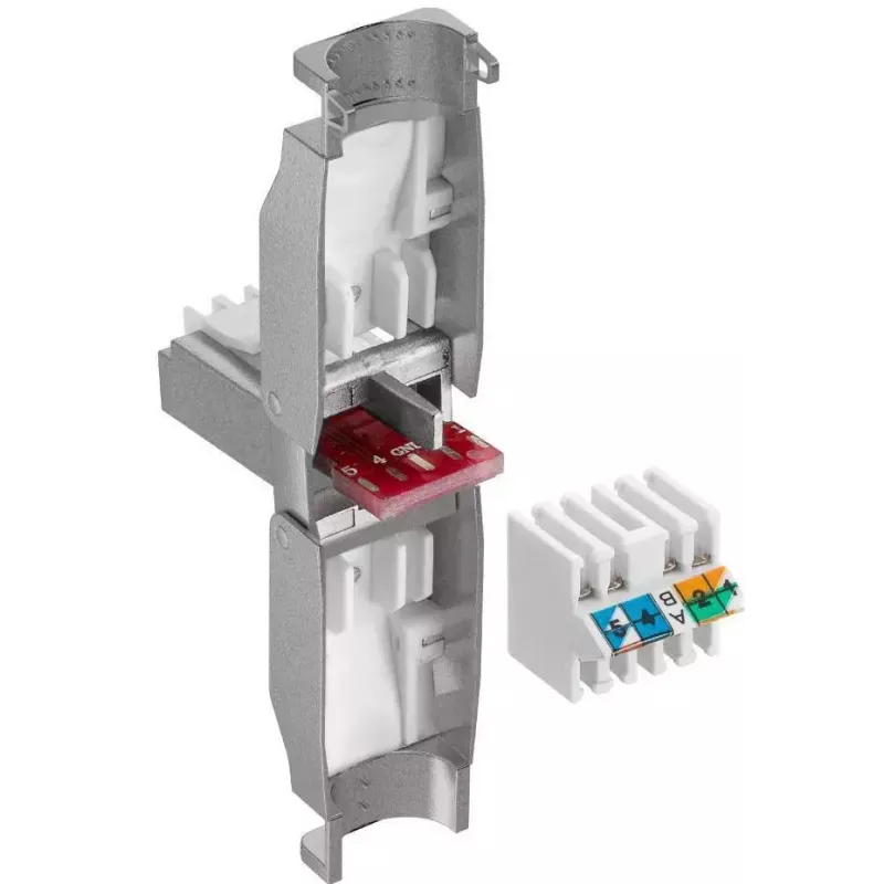 Microconnect KON522TL RJ45 kištukas CAT6 STP sidabrinis