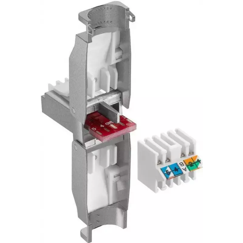 Microconnect KON522TL RJ45 kištukas CAT6 STP sidabrinis