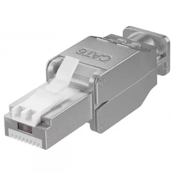Microconnect KON522TL RJ45 kištukas CAT6 STP sidabrinis