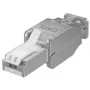 Microconnect KON522TL RJ45 kištukas CAT6 STP sidabrinis