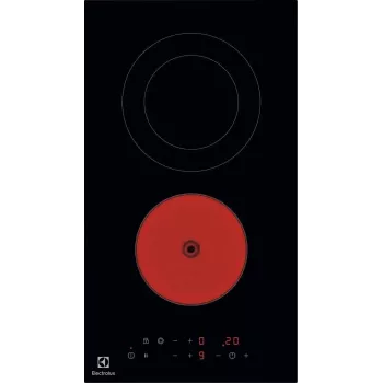 Electrolux Serie 300 LHR3233CK Juoda Įmontuojama 29 cm Keraminė kaitlentė 2 zonos