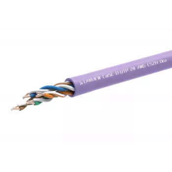 Tinklo kabelis Lanview LVN122152 RJ45 Cat5e 305 m violetinis