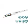 Cat6 F-UTP tinklo kabelis 4x2xAWG23 LSZH baltas 500m
