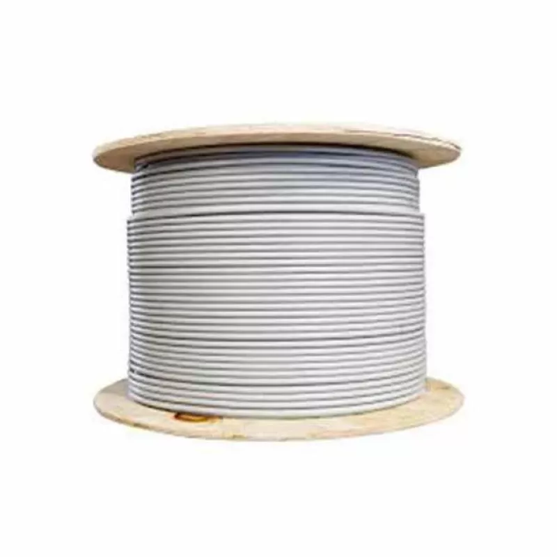 Cat6a U-FTP Dual tinklo kabelis 4x2xAWG23 LSZH baltas
