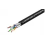 Lanview LVN122445 Cat6a U-FTP tinklo kabelis 4x2xAWG23, 500 m, juodas