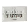 Lanview LVN126188UK-4 kištukinis lizdas RJ-45 4 prievadų balta