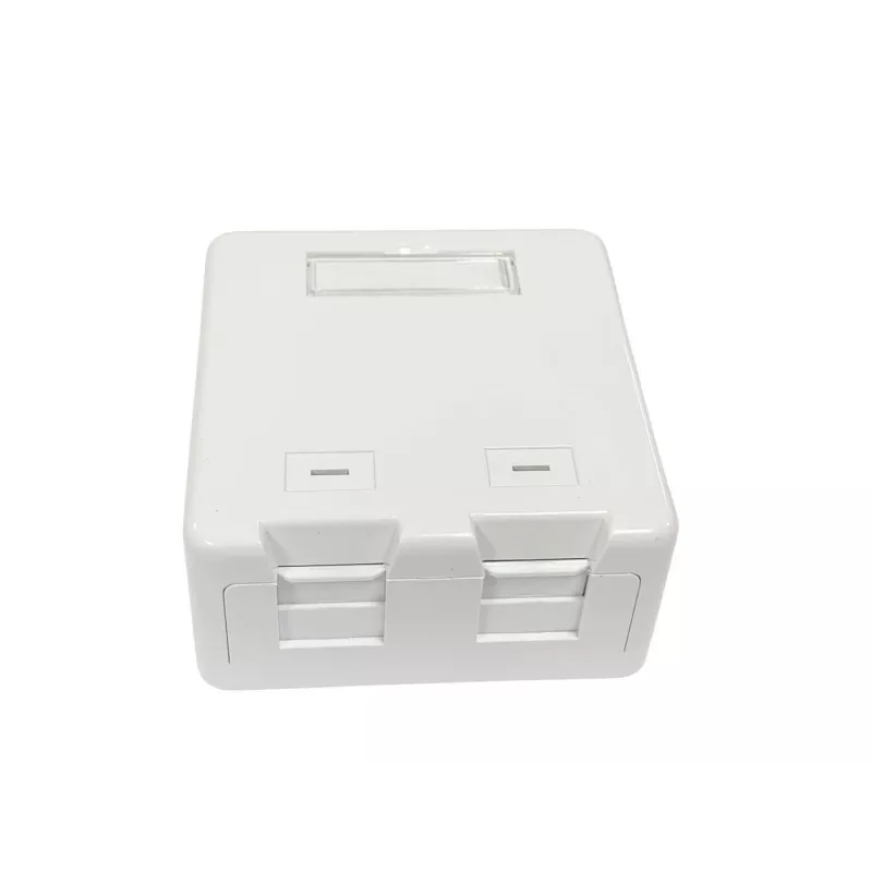 Lanview LVN127767 lizdinis kištukinis tinklo lizdas 2 x RJ-45 Baltas