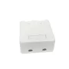 Lanview LVN127767 lizdinis kištukinis tinklo lizdas 2 x RJ-45 Baltas