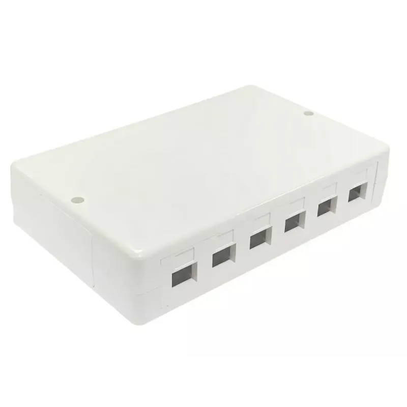 Lanview LVN127774 paviršinis montažinis dėžutė 6 prievadų keystone