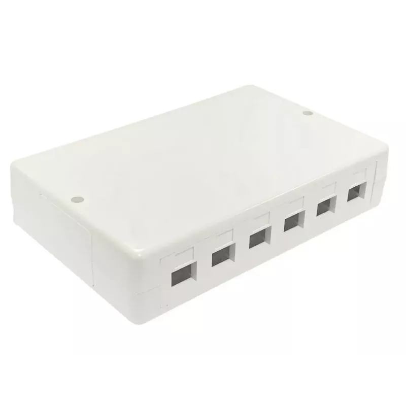 Lanview LVN127774 paviršinis montažinis dėžutė 6 prievadų keystone