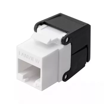 Lanview LVN128076 kiestone modulis, Cat5e, neekranuotas, RJ-45, juodas