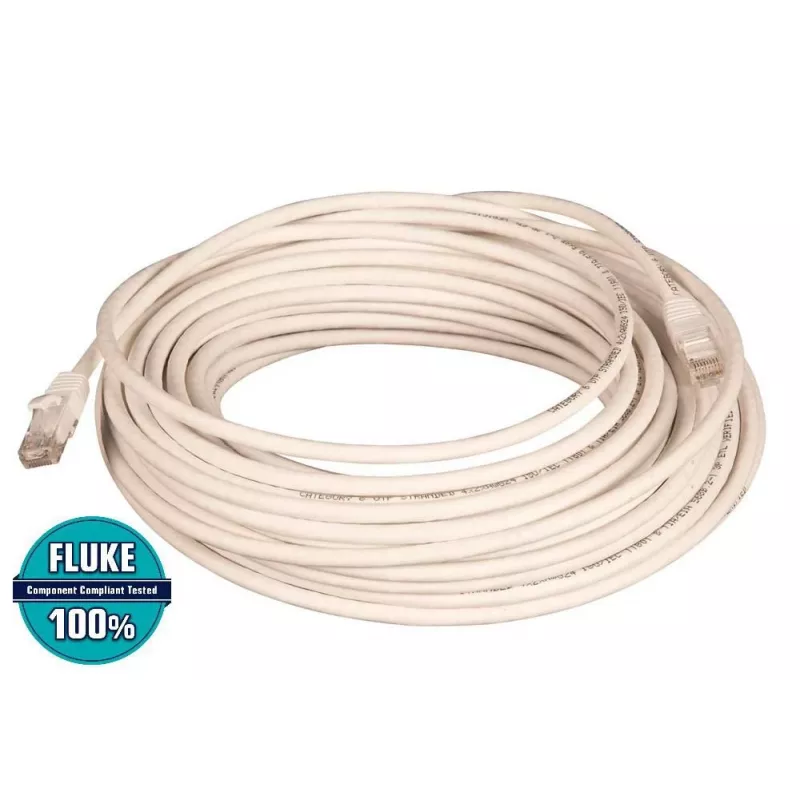 Lanview LVN147145 tinklo kabelis 20 m Cat6 U/UTP baltas