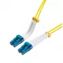 Lanview LVO231406-FLEX InfiniBand / šviesolaidinis kabelis 1 m LC LC/LC geltonas